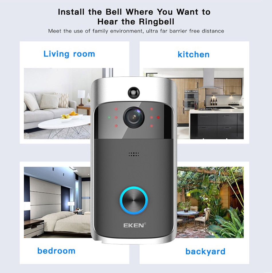 Smart IP Video Intercom WI-FI Video Door Phone Door Bell WIFI Doorbell Camera For Apartments IR Alarm Wireless Security Camera Smart IP Video Intercom WI-FI Video Door Phone Door Bell WIFI Doorbell Camera For Apartments IR Alarm Wireless Security Camera