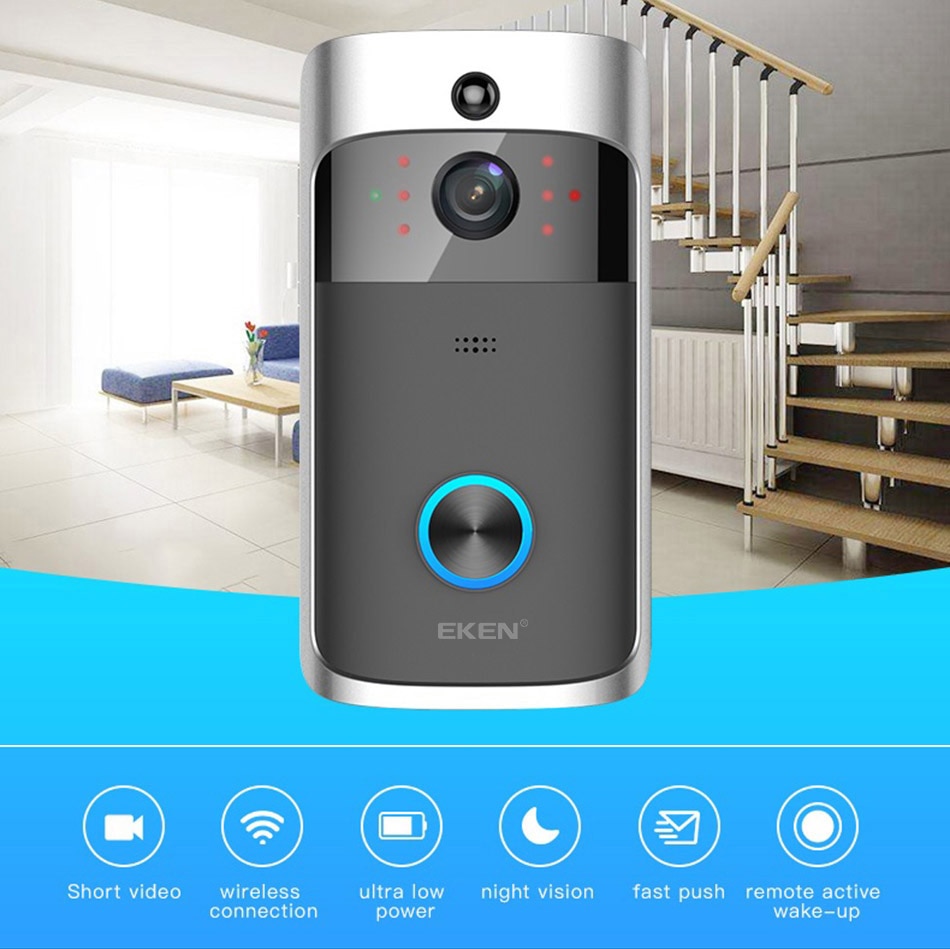 Smart IP Video Intercom WI-FI Video Door Phone Door Bell WIFI Doorbell Camera For Apartments IR Alarm Wireless Security Camera Smart IP Video Intercom WI-FI Video Door Phone Door Bell WIFI Doorbell Camera For Apartments IR Alarm Wireless Security Camera