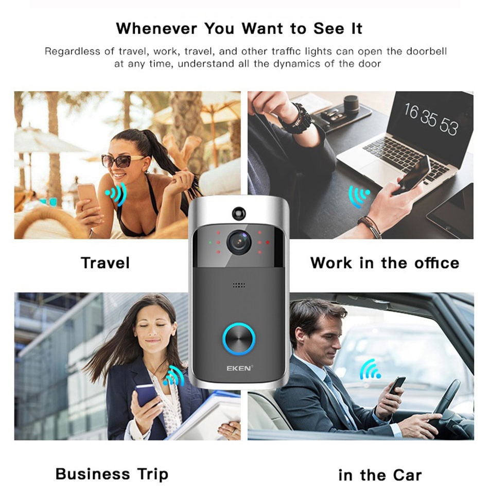 Smart IP Video Intercom WI-FI Video Door Phone Door Bell WIFI Doorbell Camera For Apartments IR Alarm Wireless Security Camera Smart IP Video Intercom WI-FI Video Door Phone Door Bell WIFI Doorbell Camera For Apartments IR Alarm Wireless Security Camera