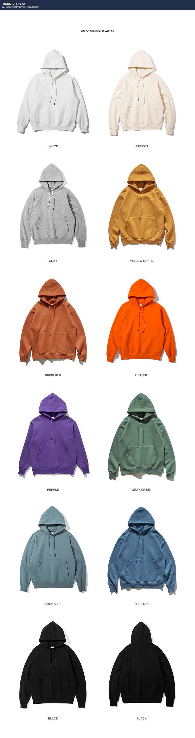 Autumn Mens Thick Fleece Hip Hop Hoodies Autumn Mens Thick Fleece Hip Hop Hoodies
