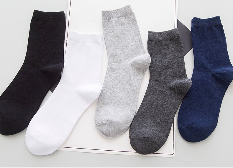 Men's Black Business Cotton Socks 10 Pairs Men's Black Business Cotton Socks 10 Pairs