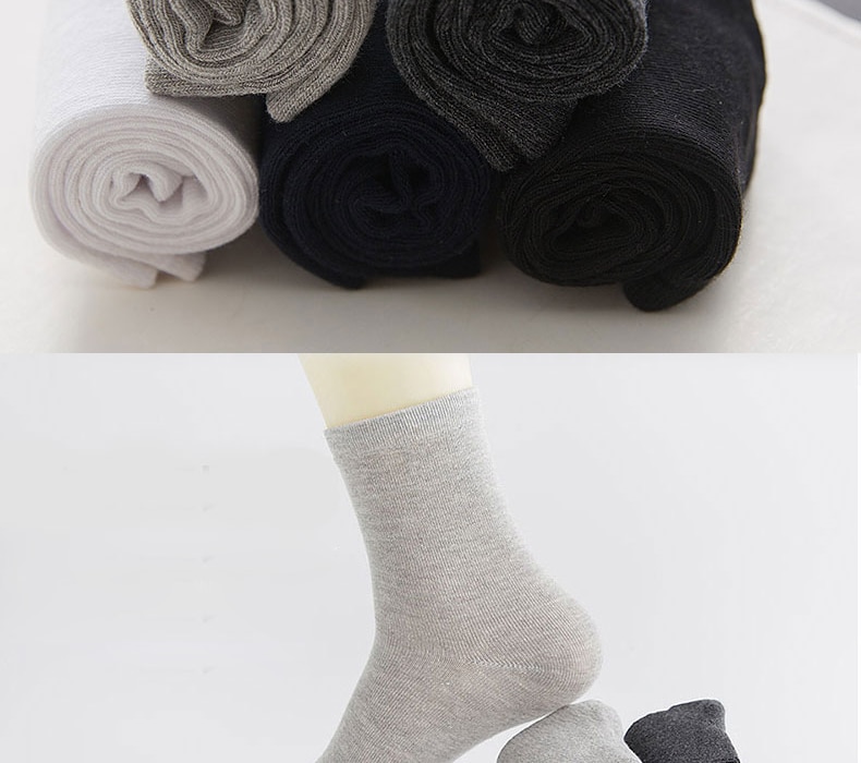 Men's Black Business Cotton Socks 10 Pairs Men's Black Business Cotton Socks 10 Pairs