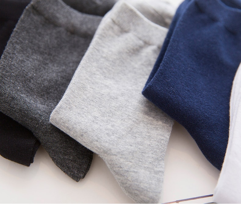 Men's Black Business Cotton Socks 10 Pairs Men's Black Business Cotton Socks 10 Pairs