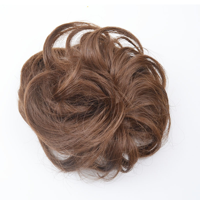 1 Pieces jeedou Synthetic Messy Chignon Donut Gary Brown Color 30g Hair Bun Pad Elastic Hair Rope Rubber Band Hair Extensions 1 Pieces jeedou Synthetic Messy Chignon Donut Gary Brown Color 30g Hair Bun Pad Elastic Hair Rope Rubber Band Hair Extensions