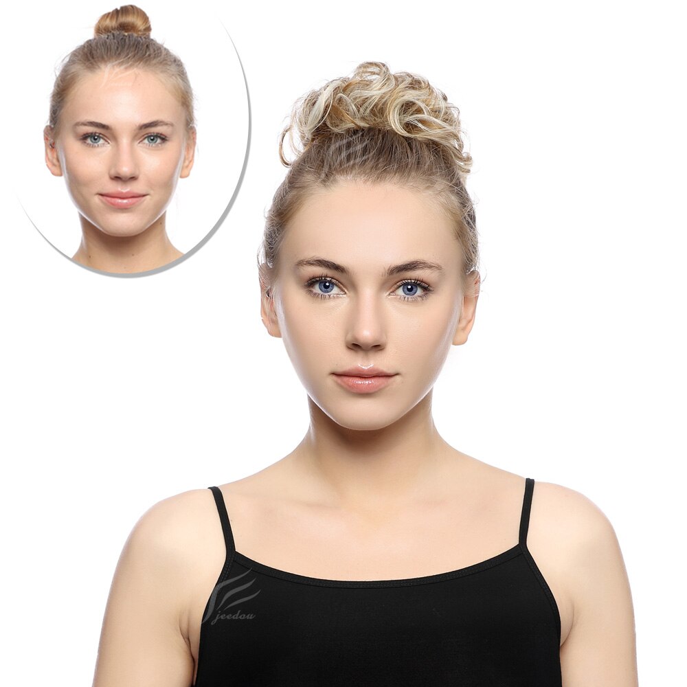 1 Pieces jeedou Synthetic Messy Chignon Donut Gary Brown Color 30g Hair Bun Pad Elastic Hair Rope Rubber Band Hair Extensions 1 Pieces jeedou Synthetic Messy Chignon Donut Gary Brown Color 30g Hair Bun Pad Elastic Hair Rope Rubber Band Hair Extensions