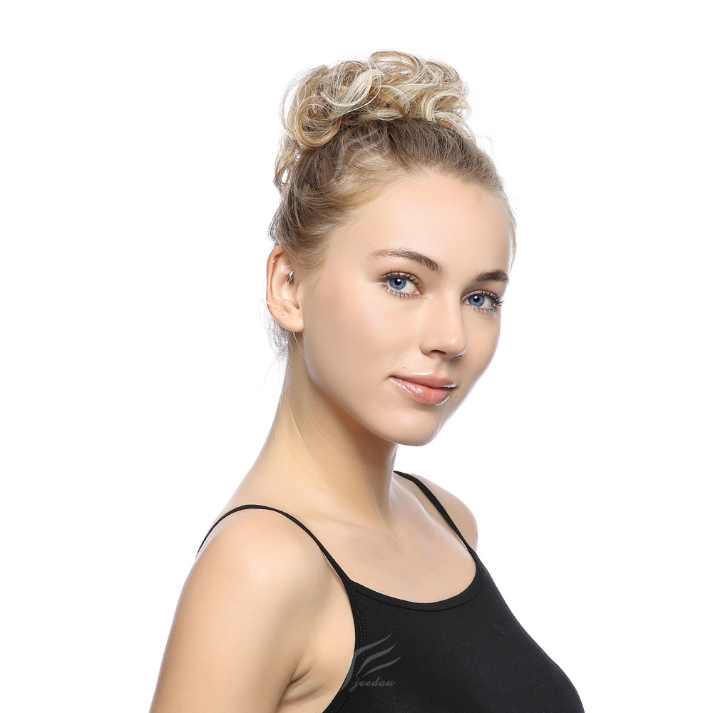 1 Pieces jeedou Synthetic Messy Chignon Donut Gary Brown Color 30g Hair Bun Pad Elastic Hair Rope Rubber Band Hair Extensions 1 Pieces jeedou Synthetic Messy Chignon Donut Gary Brown Color 30g Hair Bun Pad Elastic Hair Rope Rubber Band Hair Extensions