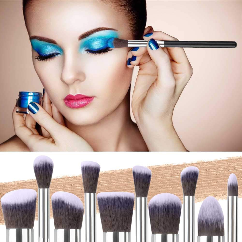 Makeup Brushes tool set 10pcs Professional Powder Foundation Eyeshadow Make Up Brushes Cosmetics Soft Synthetic Hair Makeup Brushes tool set 10pcs Professional Powder Foundation Eyeshadow Make Up Brushes Cosmetics Soft Synthetic Hair