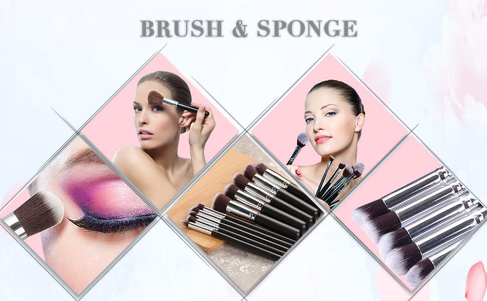 Makeup Brushes tool set 10pcs Professional Powder Foundation Eyeshadow Make Up Brushes Cosmetics Soft Synthetic Hair Makeup Brushes tool set 10pcs Professional Powder Foundation Eyeshadow Make Up Brushes Cosmetics Soft Synthetic Hair