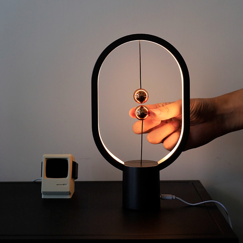 USB Rechargeable Mini HENGPRO Balance LED Table Lamp Ellipse Magnetic Mid-air Switch Eye-Care Night Light Touch Control USB Rechargeable Mini HENGPRO Balance LED Table Lamp Ellipse Magnetic Mid-air Switch Eye-Care Night Light Touch Control