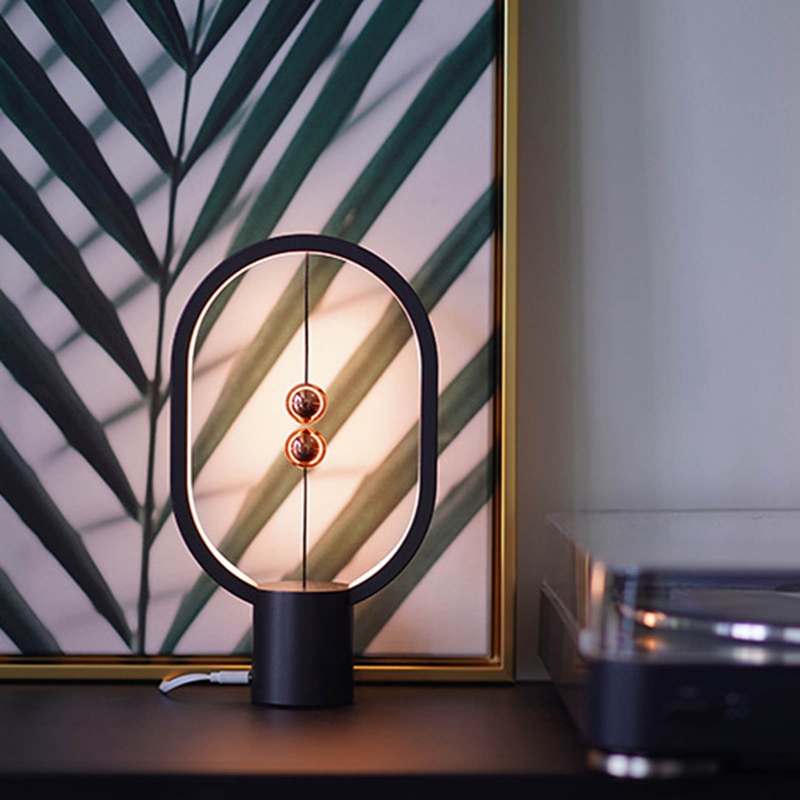 USB Rechargeable Mini HENGPRO Balance LED Table Lamp Ellipse Magnetic Mid-air Switch Eye-Care Night Light Touch Control USB Rechargeable Mini HENGPRO Balance LED Table Lamp Ellipse Magnetic Mid-air Switch Eye-Care Night Light Touch Control