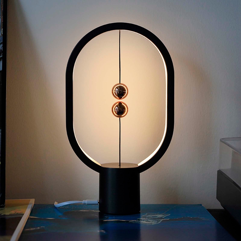 USB Rechargeable Mini HENGPRO Balance LED Table Lamp Ellipse Magnetic Mid-air Switch Eye-Care Night Light Touch Control USB Rechargeable Mini HENGPRO Balance LED Table Lamp Ellipse Magnetic Mid-air Switch Eye-Care Night Light Touch Control