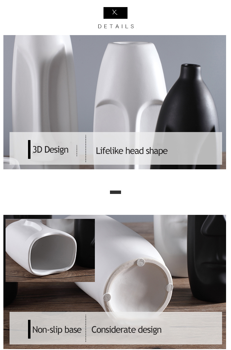 Abstract Head Vase Abstract Head Vase